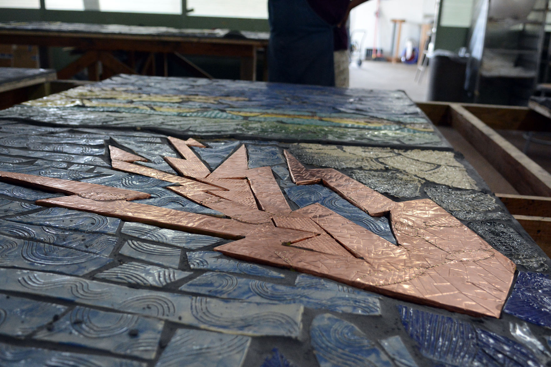 Little Eagle Arts Foundation mural for Baraboo middle school